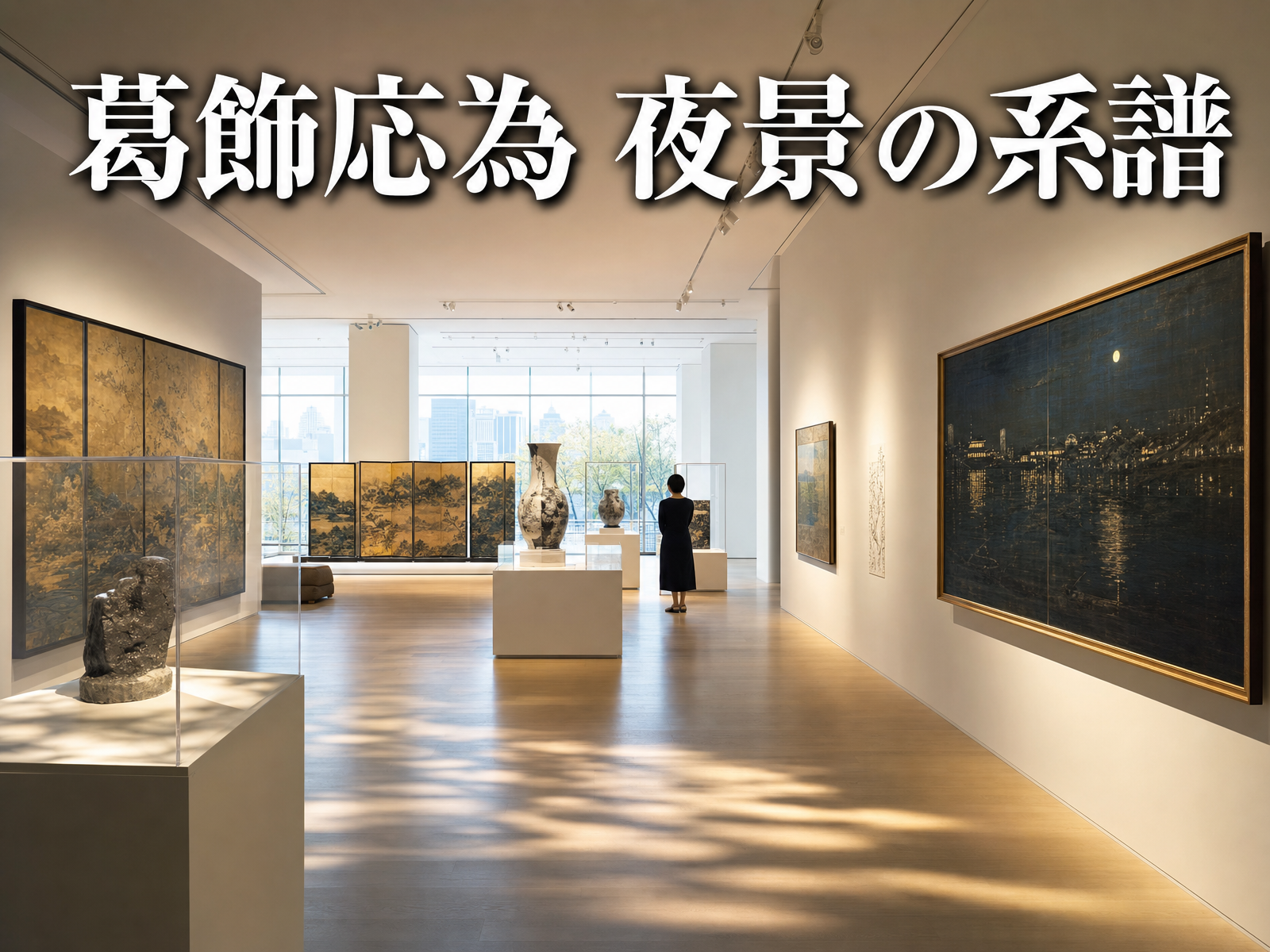 葛飾応為 夜景の系譜 みんなで浮世絵鑑賞