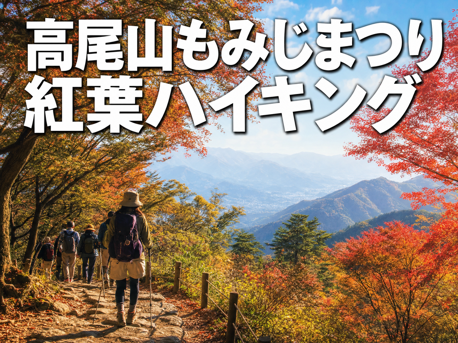 高尾山もみじまつり 紅葉ハイキング みんなで