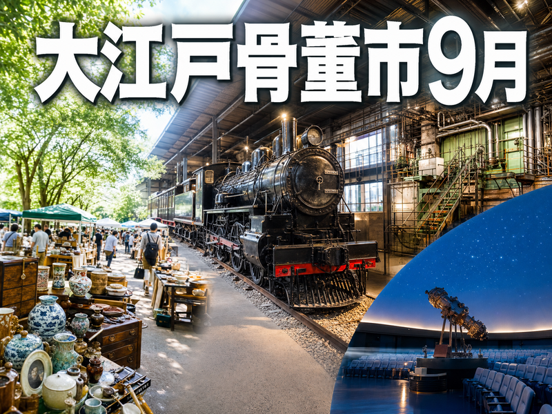 大江戸骨董市（国際フォーラム）9月 みんなで宝探し