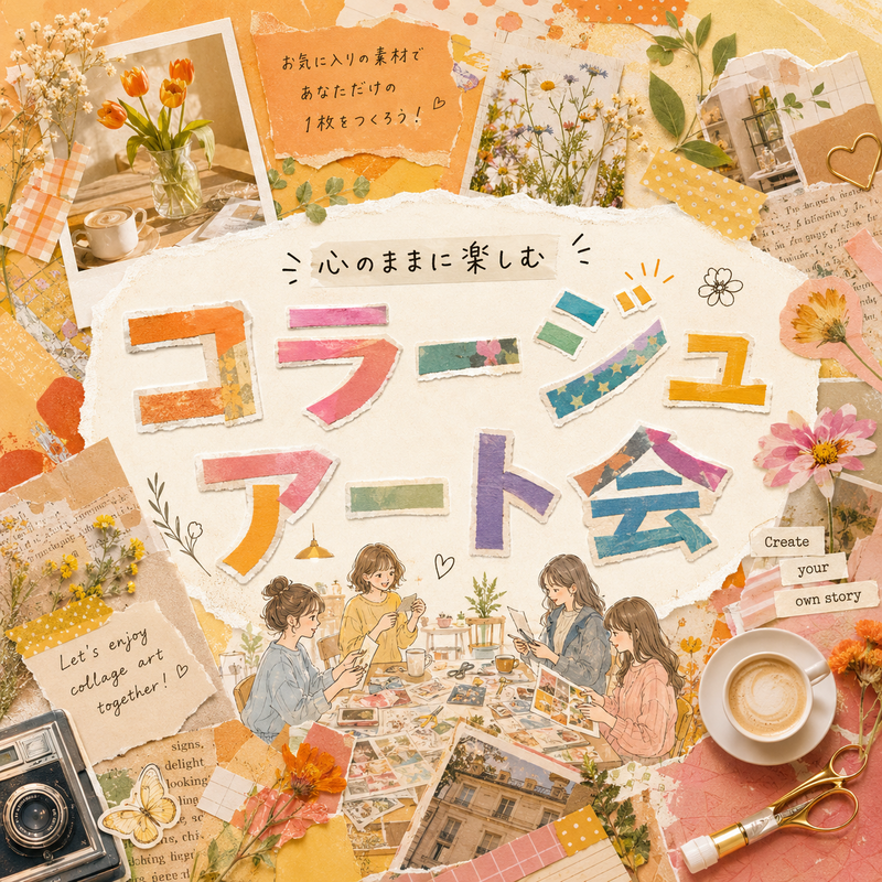 【7/11(土)】コラージュアートしませんか？🎨🧑‍🎨