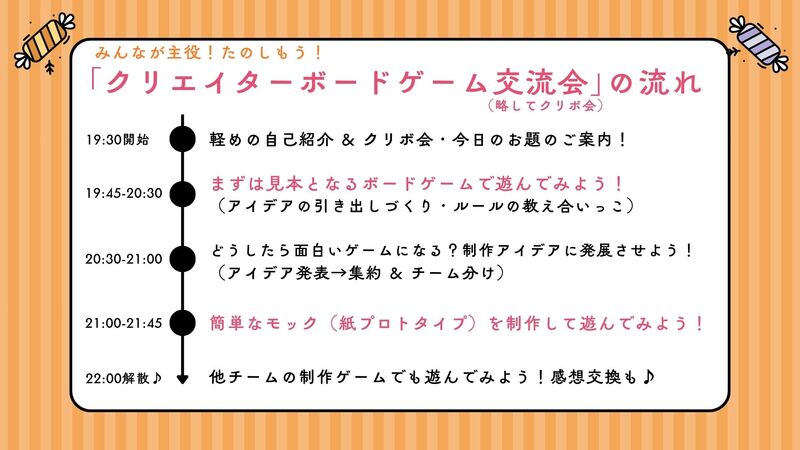 ＼クリエイターボドゲ交流会（第26回）／