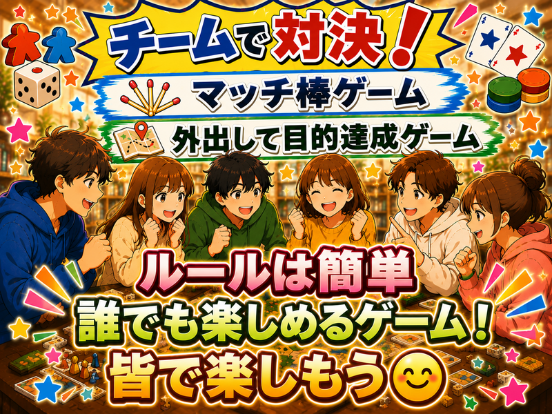 初イベ！チームで対決！✨20代30代中心のアナログゲーム会！