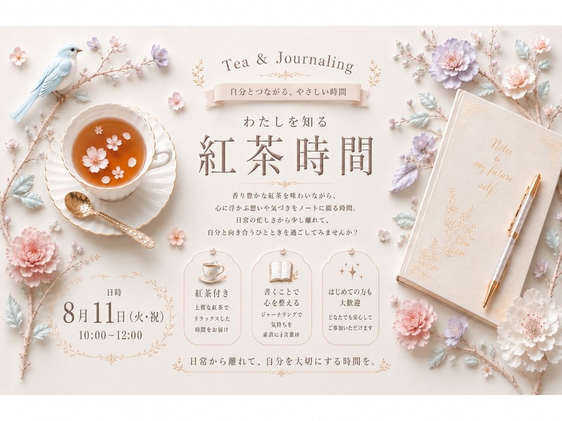わたしを知る紅茶時間in御徒町