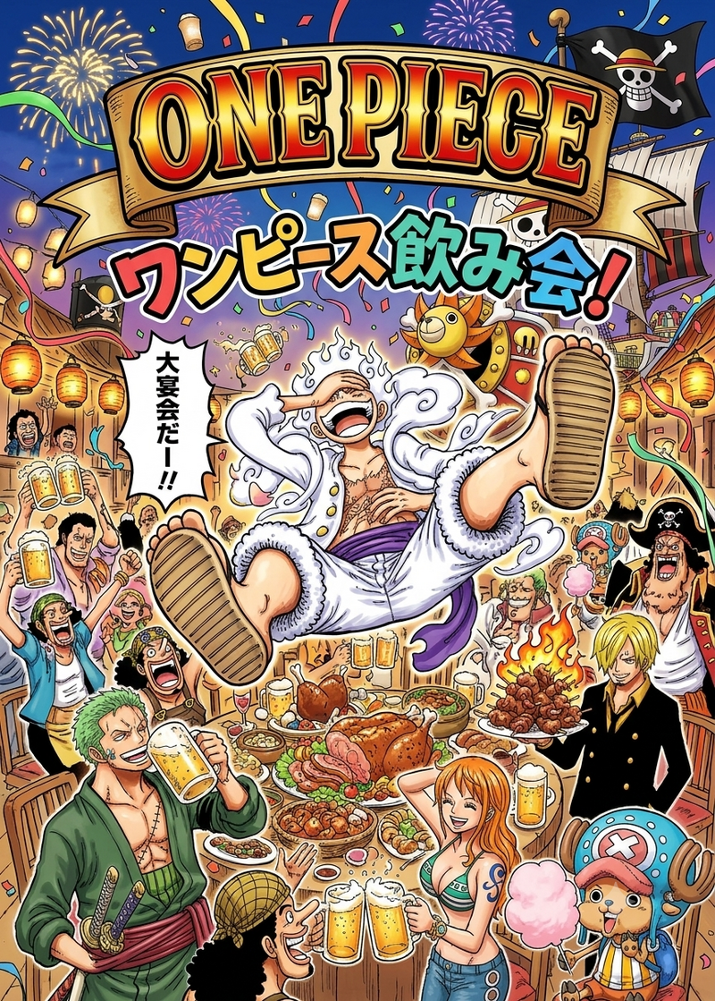 【渋谷】ワンピース好き同士で集まって飲みませんか🏴‍☠️✨ONE PIECE大好き集まれー🌈✨