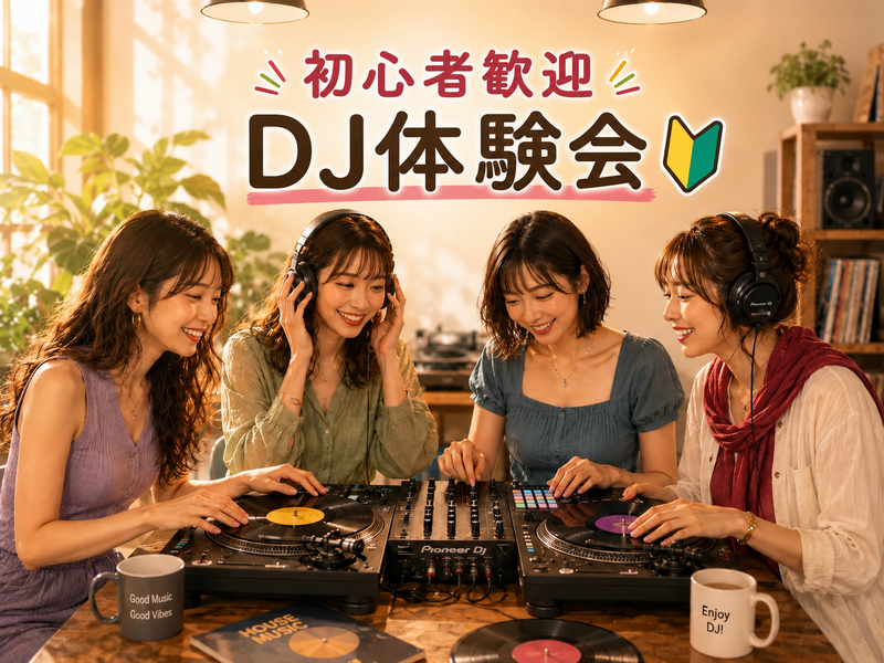 【🔰未経験者歓迎】週末の新しい趣味に✨ゆるっとDJ体験【渋谷】