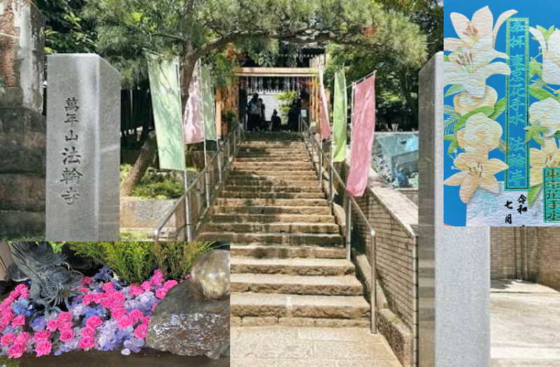 【限定の花切り絵御朱印を頂こう！】7/18 13時半　早稲田　法輪寺～穴八幡宮！【参加費還元！】