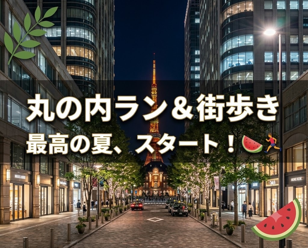 【20代限定】丸の内ラン&街歩き🌃