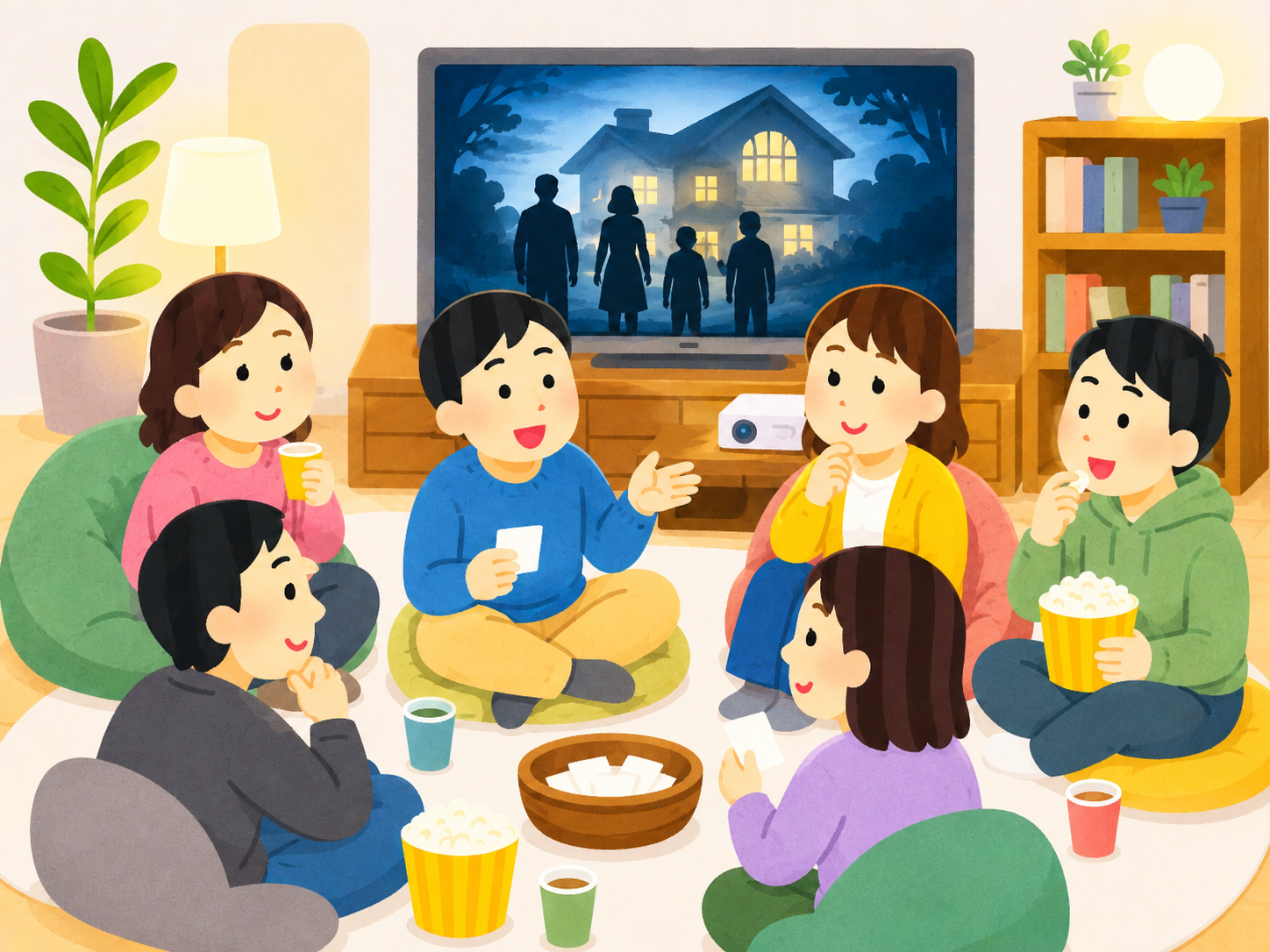 🧊涼しい室内で映画鑑賞＆おしゃべり会🎬
第1弾『パラサイト 半地下の家族』🇰🇷