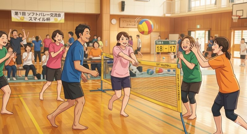 【9/6（日）開催】🏐初心者＆運動不足さん歓迎！ゆるソフトバレーボール交流会（20代30代中心）