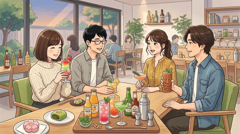 【平日夕活】ノンアルカクテル交流会｜不動前・目黒｜Weekday Hangout