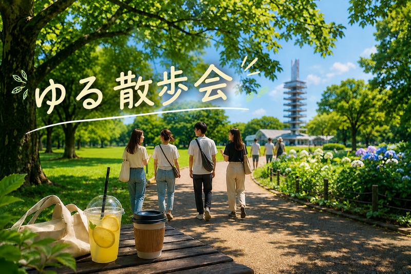 【7/18(土)開催】ゆる散歩@駒沢オリンピック公園☀️20代限定！