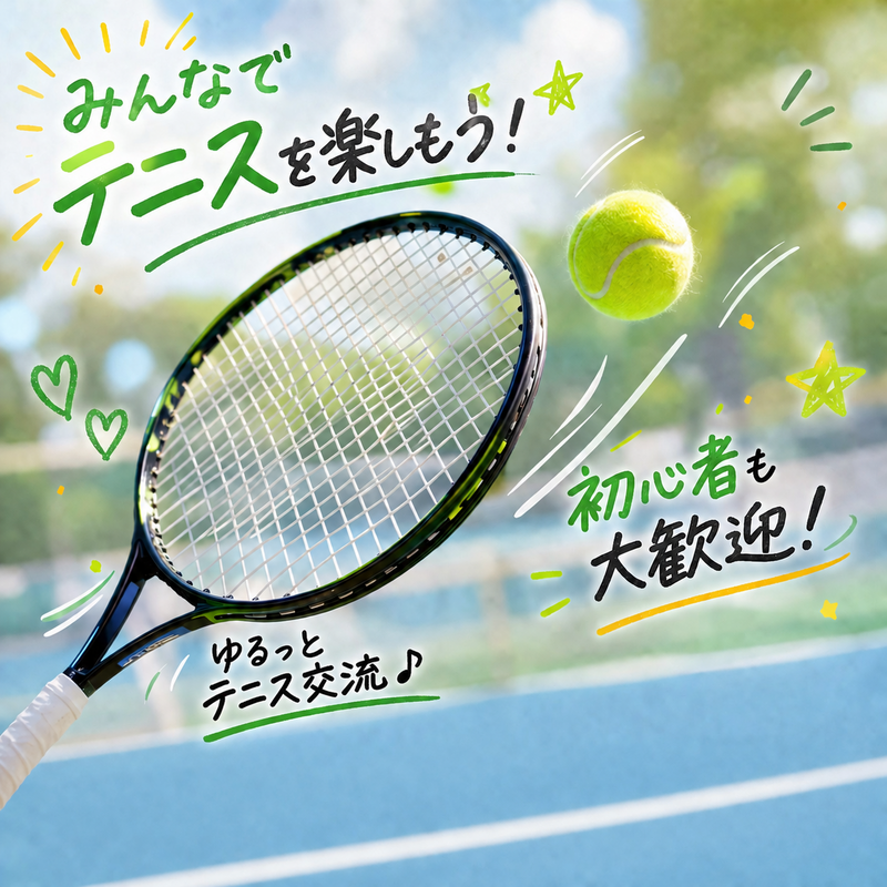 🎾【20代限定】【1人参加9割】硬式テニス🎾