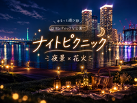女性主催🌼【夜景×手持ち花火🎇豊洲ナイトピクニック🌙】遅れて参加も⭕️一人参加＆イベント初参加大歓迎❣️