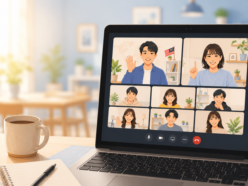 【オンライン英会話🗣️】聞いて話して、実践型！ネイティブとのやりとりで学ぶ英会話🌿