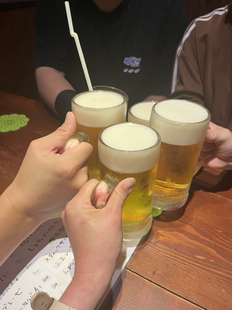 7/28(火)アラサーでちょこっと飲み会🌿平日編