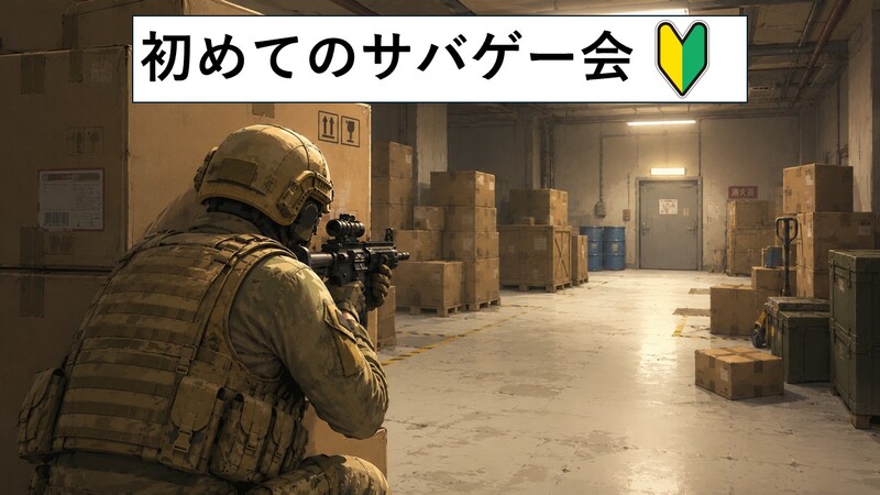 【お台場】サバゲーで遊ぼう。初心者歓迎。冷房完備の屋内だから涼しい。8月23日(日)午後