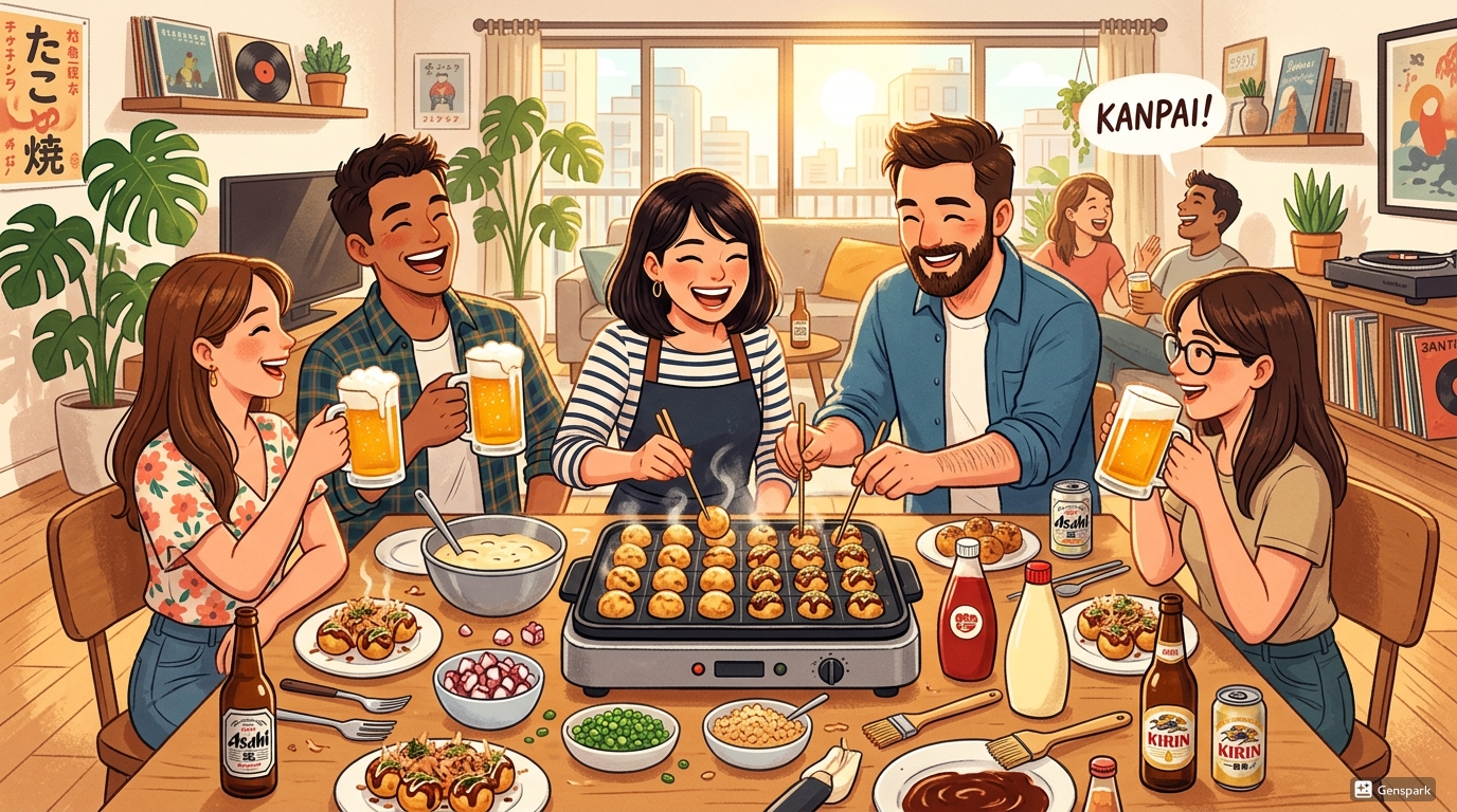 【平日昼飲み】たこ焼き昼飲み交流会　｜不動前・目黒｜Weekday Hangout