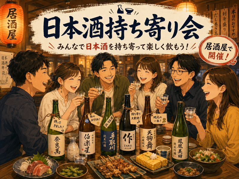 新宿🏮日本酒持ち寄り飲み会🍶【25-36歳1人参加限定】途中参加退出OK🙆‍♀️