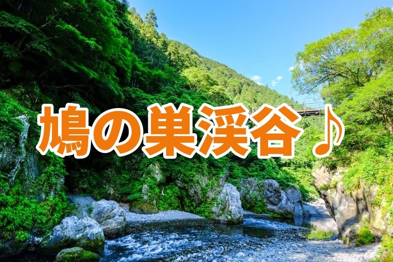 初心者歓迎☘️鳩ノ巣渓谷ハイキング&地元料理・希望者は温泉も