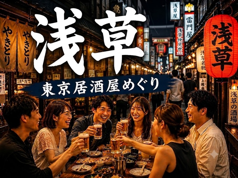 🍻浅草｜東京居酒屋めぐり｜27〜39歳｜1人参加限定
