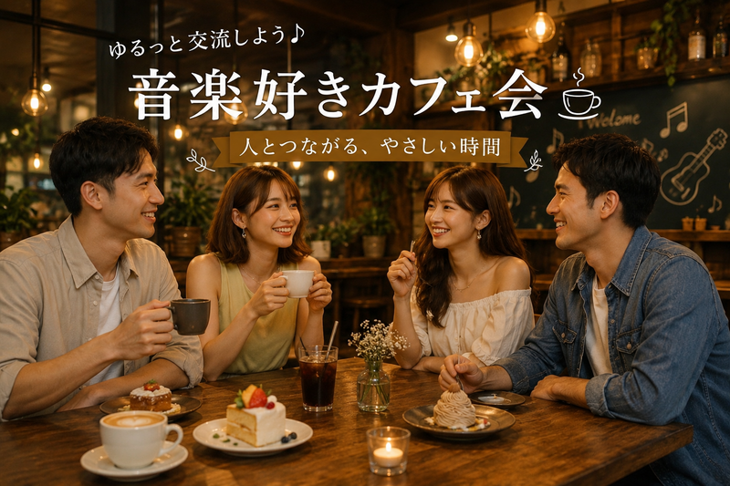 音楽好きカフェ交流会〜人間関係 café de copain〜