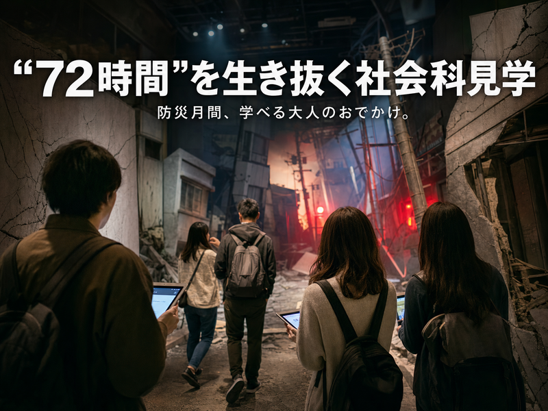 【防災月間】そなエリア東京で“直下地震の72時間”を体感🧯無料で学べる社会科見学