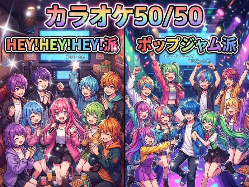 【ミュートマ派女性主催】カラオケ50/50♡HEYorジャム♡なんと！金曜夜3時間＋30分大ボリューム☆歌い足りない無し