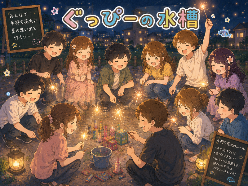 夏の風物詩⭐︎【手持ち花火の会🎆】初参加大歓迎♫人見知りも、1人参加も気軽に参加してね♪