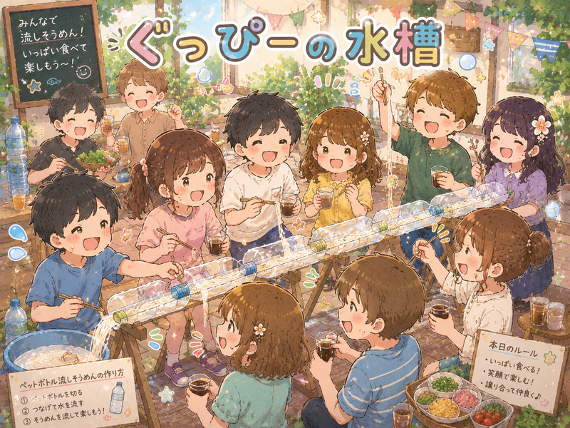 みんなでDIY【みんなで作って流しそうめん】初参加大歓迎♫人見知りも、1人参加も気軽に参加してね♪
