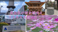 【足立区の街歩き】足立区の歴史観光とコスモスを観に行こう（説明・解説有り）