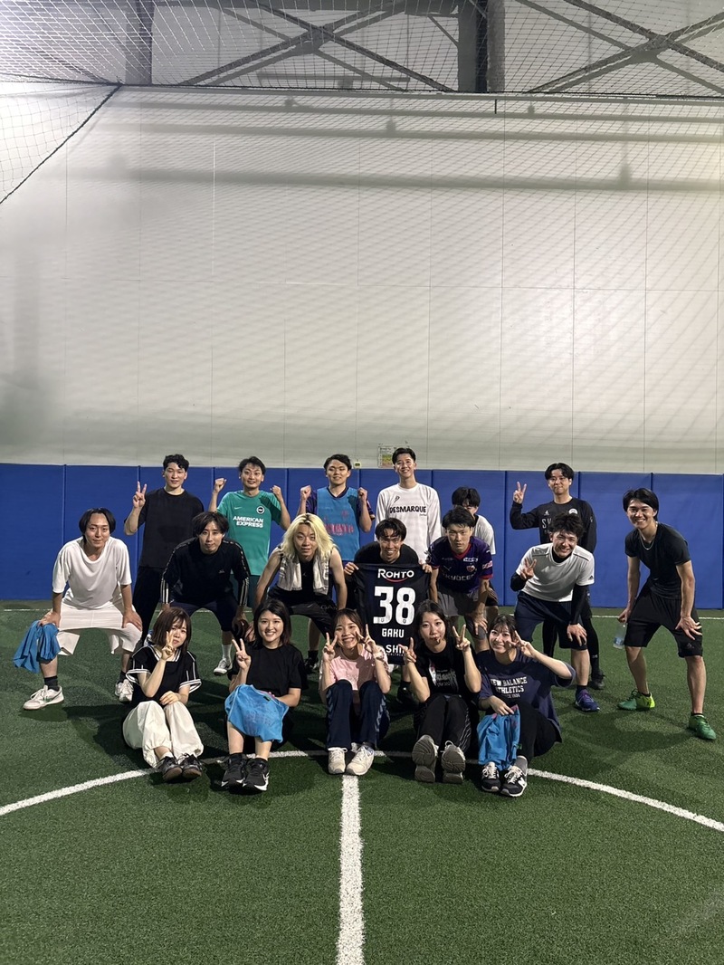 【若干名募集】8/1(土)20、30代メイン！屋内貸切コートで男女MIXエンジョイフットサル⚽️初心者・1人参加歓迎
