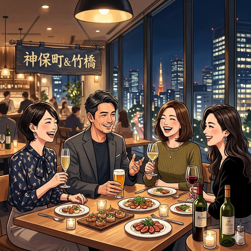【8/10(月)18時45分～神保町＆竹橋エリア交流会👫✨】
地元民＆お勤め限定でご近所仲間を増やそう！