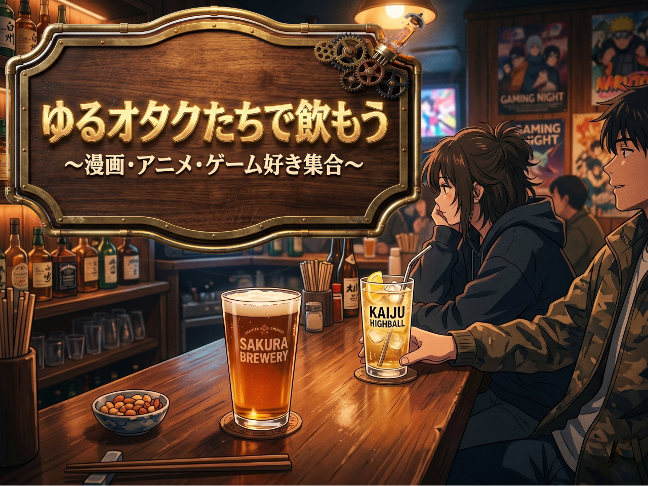 【20代後半〜30代・新橋】ゆるオタクたちで飲もう🍶【8/8(土)19:00〜21:00】