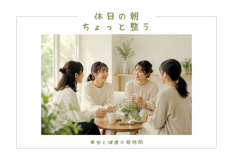 【8/29(土)大阪・堀江】20代女性向け🌿休日の朝、ちょっと整う美容と健康の朝時間