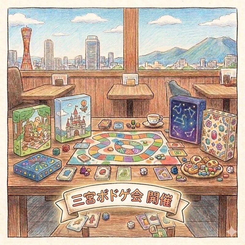 【8/29土開催】🎲ボードゲーム会　　
20代～30代限定