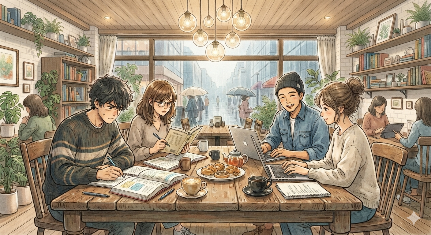 【仕事・勉強・読書に】朝活自習会＠神田｜9/6(土)9:00〜