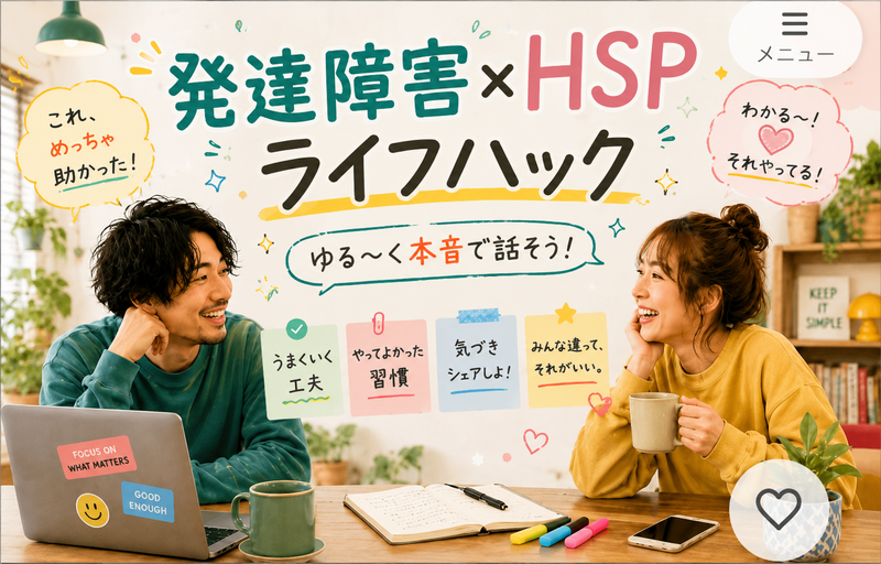 発達障害HSPのゆるトーク＠オンライン