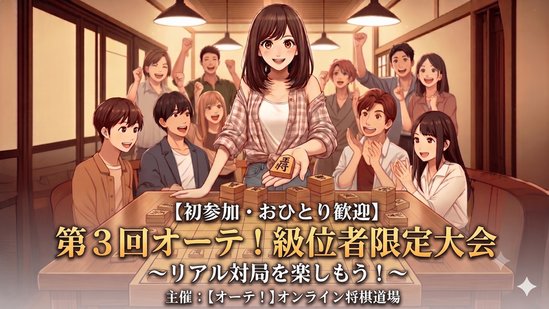 【初参加・おひとり歓迎】第３回オーテ！級位者限定大会 ～リアル対局を楽しもう！～