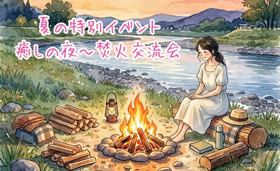 【夏の特別イベント】癒しの夜～焚火交流会@ぎふ
