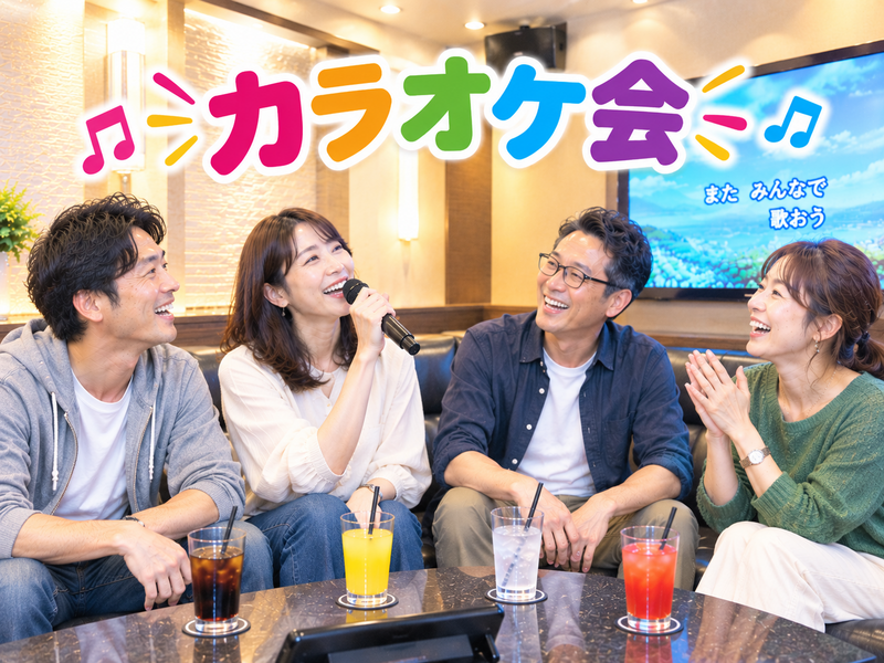 【30代〜50代】気楽にカラオケ行こう♪《少人数》ジャンル不問！初参加大歓迎😊✨