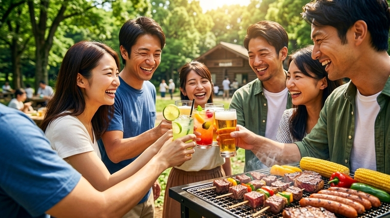 【20代中心／つなゲート初心者さん限定🔰】女性の一人参加も安心✨手ぶらで楽しむ木場公園BBQ🍖