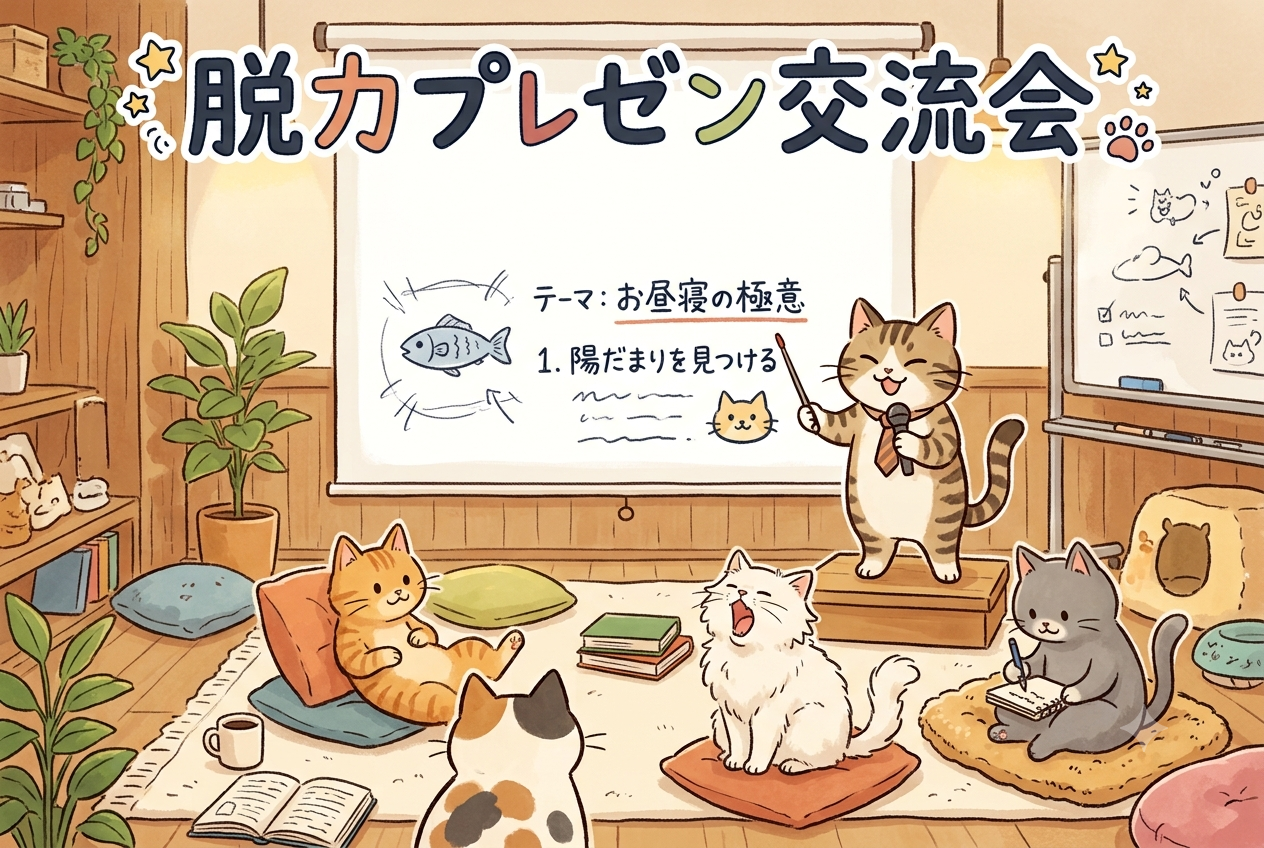 手ぶらでOK！日本一ユルい♨脱力プレゼン交流会 in新大阪