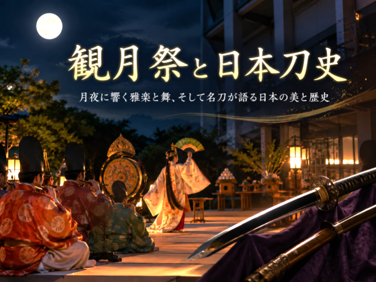 月夜に響く雅楽と舞「観月祭」と学際研究が紐解く「日本刀史」を鑑賞しよう！