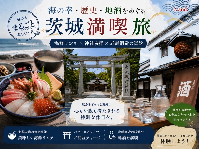 【いつもの休日を、もっと自由に。食べて、巡って、味わう★ご褒美ドライブツアー🚘️】