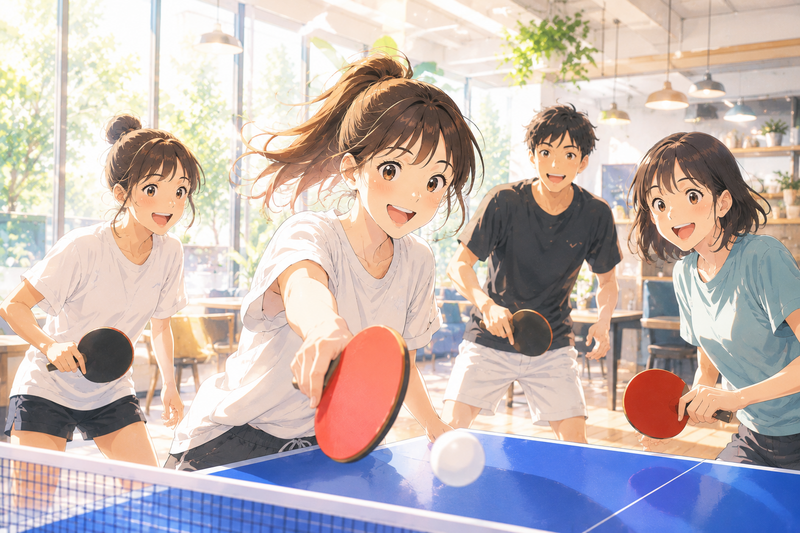 【20代30代中心 8/8世田谷区】涼しい部屋で卓球しよう！🏓