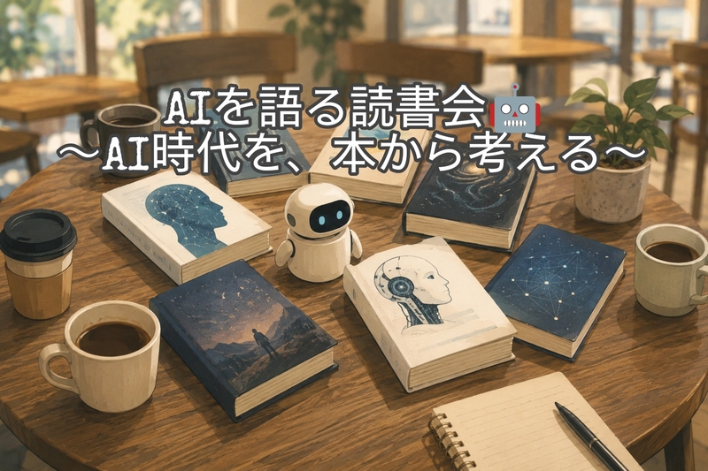 【渋谷朝カフェ開催☕】AIを語る読書会🤖〜AI時代を、本から考える〜

