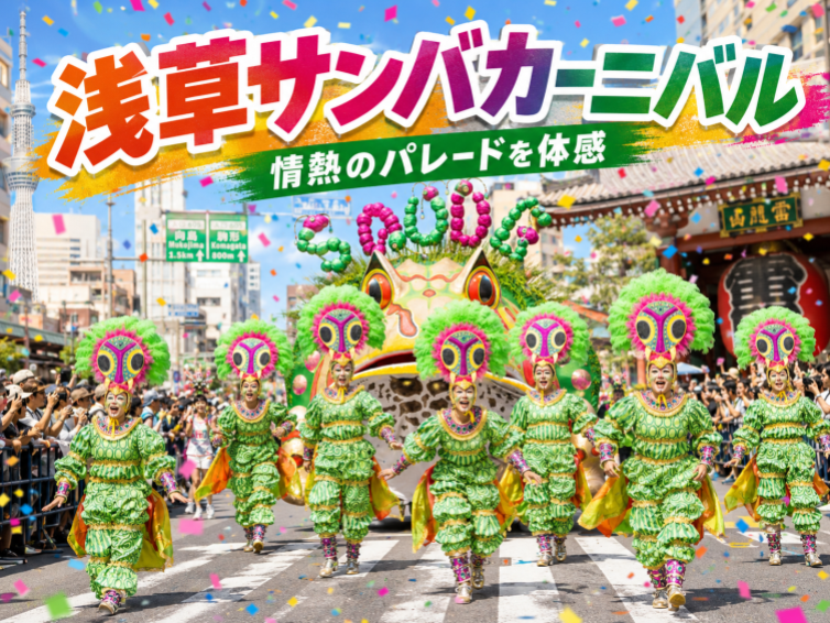 約50万人が熱狂！北半球最大級のサンバの祭典！浅草サンバカーニバルにいってみよう