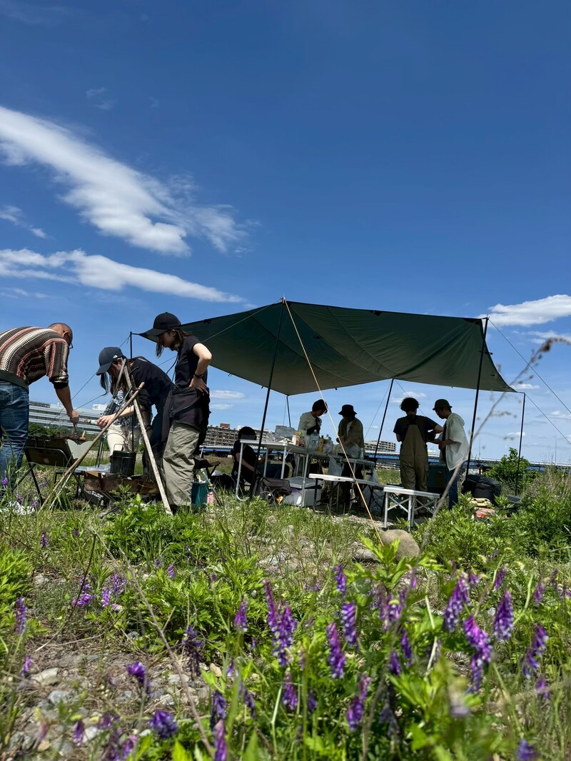 夏の青空ＢＢＱ(アウトドアサークル)