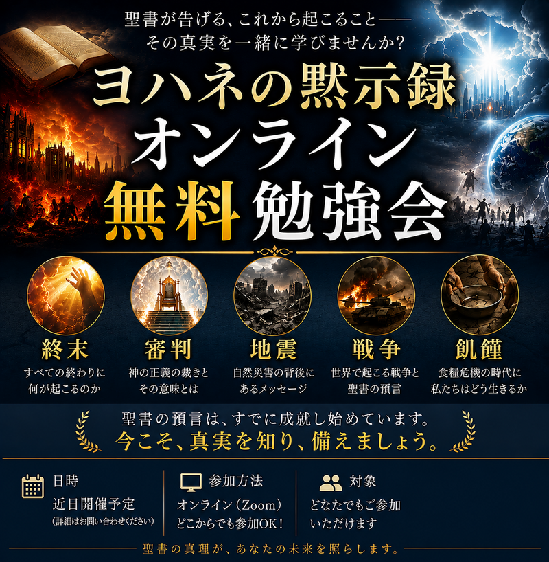 ヨハネの黙示録オンライン無料勉強会