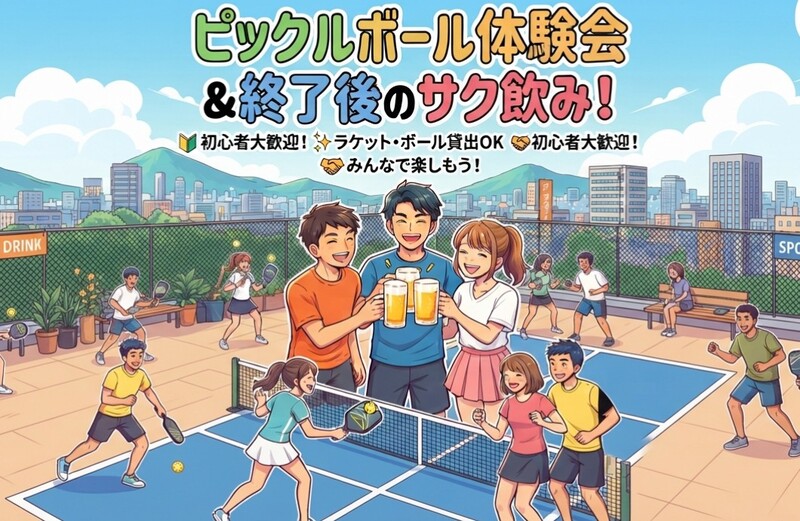 【初心者】0から始めよう！ピックルボール体験会!!@池袋